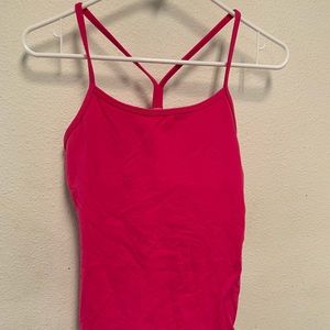 Lululemon hot pink tank top